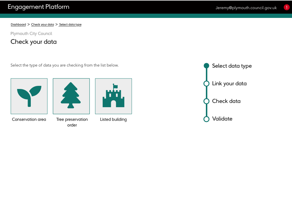 select data type designed by Martin Gray